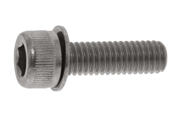 ステンレス 六角穴付きボルト(キャップスクリュー) PK＝1(JIS小形平座組込)(全ねじ)